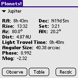 Planets! Main Display